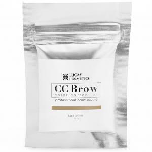 LUCAS Хна для бровей CC BROW Light brown LUCAS в саше 10 гр LUCAS Хна для бровей CC BROW Light brown LUCAS в саше 10 гр