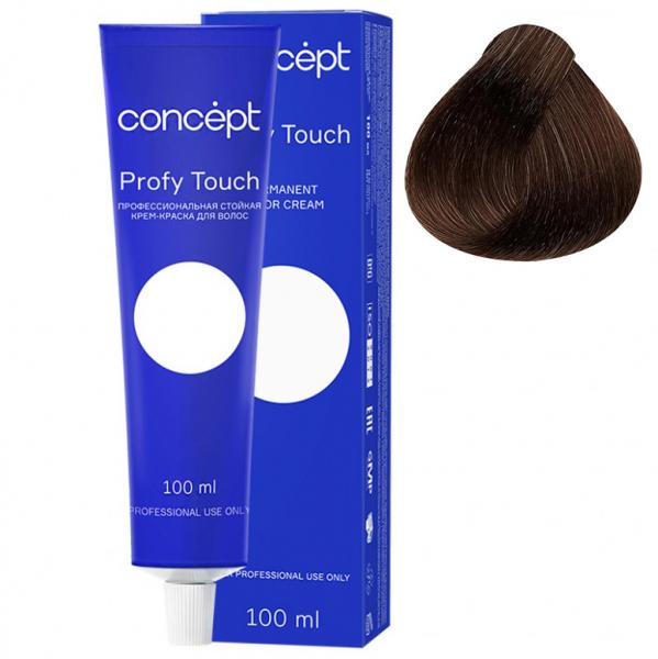 Стойкая крем-краска для волос 3.7 черный шоколад Profy Touch Concept 100 мл