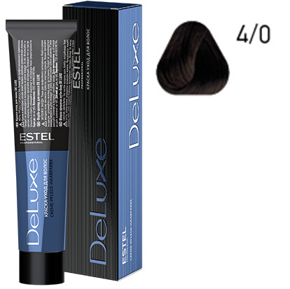 Крем-краска для волос 4/0 DELUXE ESTEL 60 мл