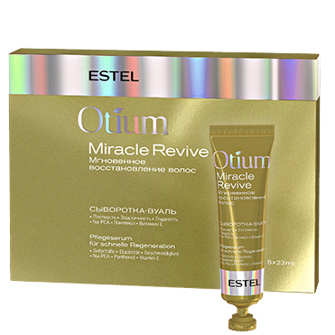 Сыворотка-вуаль для волос «Мгновенное восстановление» Otium MIRACLE REVIVE ESTEL 5*23 мл