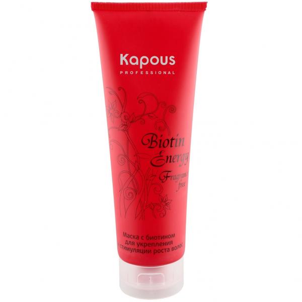 Маска для укрепления и стимуляции роста волос «Biotin Energy» Kapous 250 мл