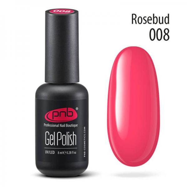 Гель-лак PNB 008 Rosebud розовый 8 мл
