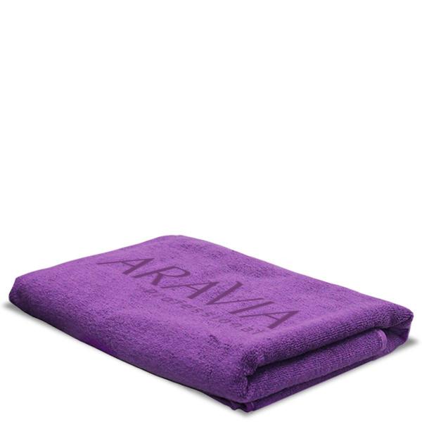 Полотенце махровое 140х70 с логотипом Aravia Professional фиолетовое
