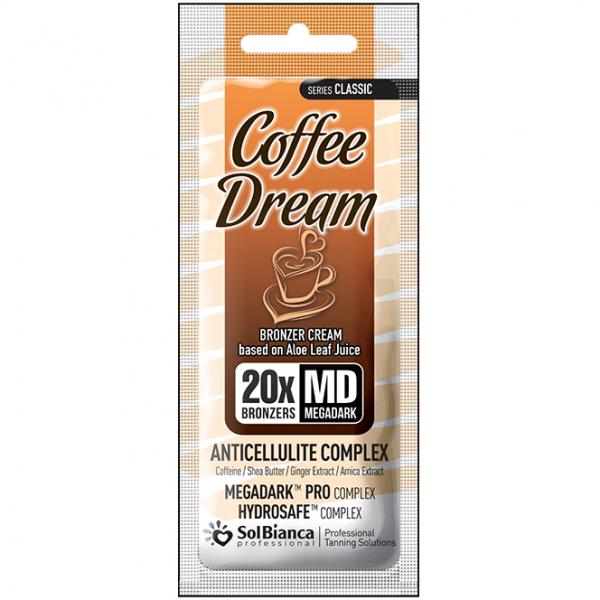 SolBianca Coffee Dream 20х Крем - автозагар с кофеином, маслом Ши, экстрактом имбиря и арники 15 мл