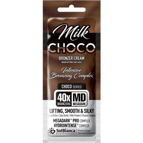 SolBianca Choco Milk 40х Крем-автозагар с маслами какао и семян дерева ши 15 мл