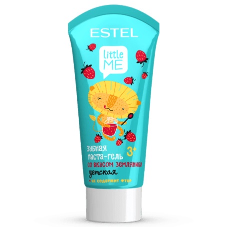 Детская зубная паста-гель со вкусом земляники «Little Me» Estel 60 мл