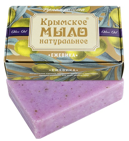 Натуральное мыло на оливковом масле «Ежевика» Дом Природы 100 г