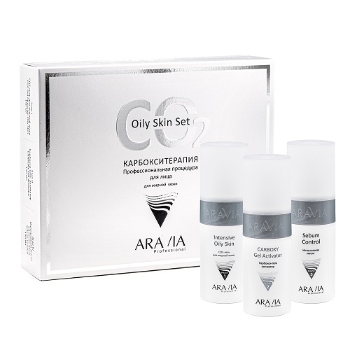 Карбокситерапия для жирной кожи Anti-Age Set Aravia Professional