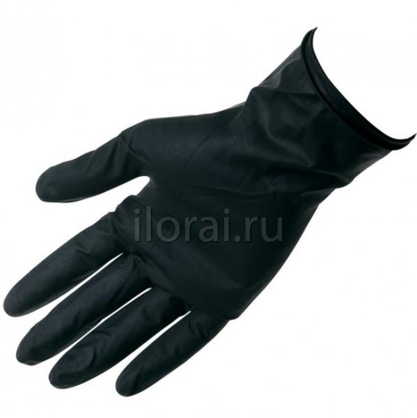 Перчатки нитриловые чёрные Puracomfortblack 100 шт/уп (L)
