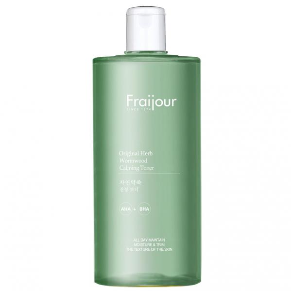 Fraijour Тонер для лица AHA-/BHA-КИСЛОТЫ Original Herb Wormwood Calming Toner Evas 500 мл