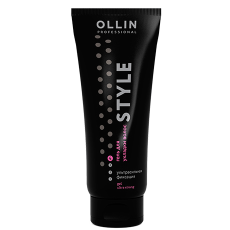 OLLIN Style Гель для укладки волос ультрасильной фиксации 200 мл