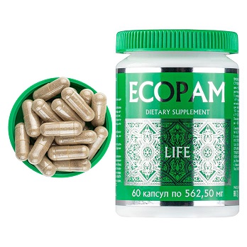 БАД для баланса питательных элементов Ecopam Life 60 капсул