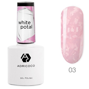 Гель-лак ADRICOCO White Potal № 03 – нежный единорог 8 мл