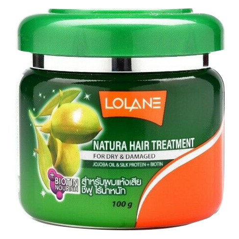 Lolane Маска для сухих и поврежденных волос с маслом жожоба и протеинами шелка 100 мл