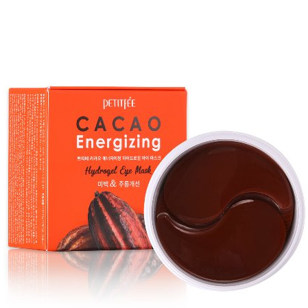 Гидрогелевые патчи для глаз КАКАО Cacao Energizing Hydrogel Eye Mask Petitfee & Koelf 60 шт