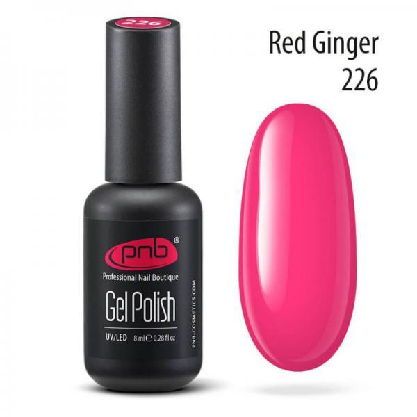 Гель-лак PNB 226 Red Ginger 8 мл