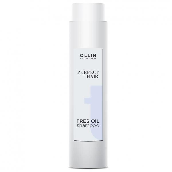 OLLIN Perfect Hair Восстанавливающий шампунь с маслом оливы Tres Oil 400 мл