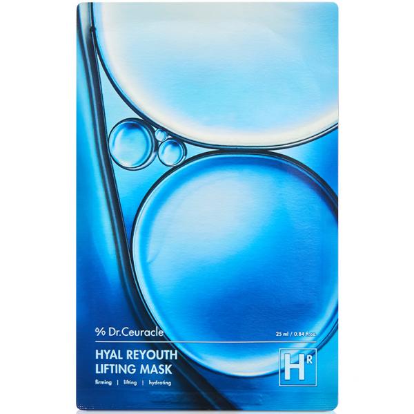 DR. CEURACLE Маска для лица тканевая ПОДТЯГИВАЮЩАЯ Hyal Reyouth Lifting Mask 25 мл