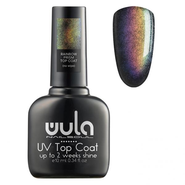 Wula UV Top сoat Rainbow Prism голографический топ с эффектом "кошачий глаз" 10 мл