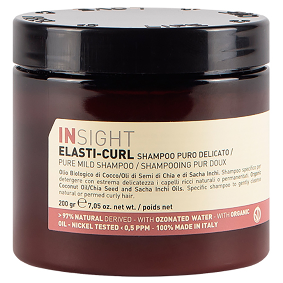 Увлажняющий шампунь-воск для кудрявых волос ELASTI-CURL INSIGHT 200 мл