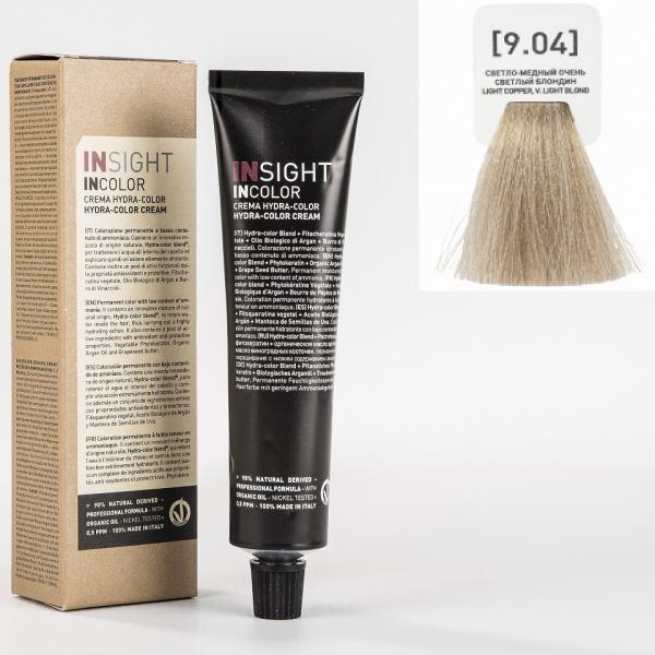 INSIGHT Краситель 9.04 светло-медный очень светл. блонд. LIGHT COPPER,VERY LIGHT BLOND 100 мл