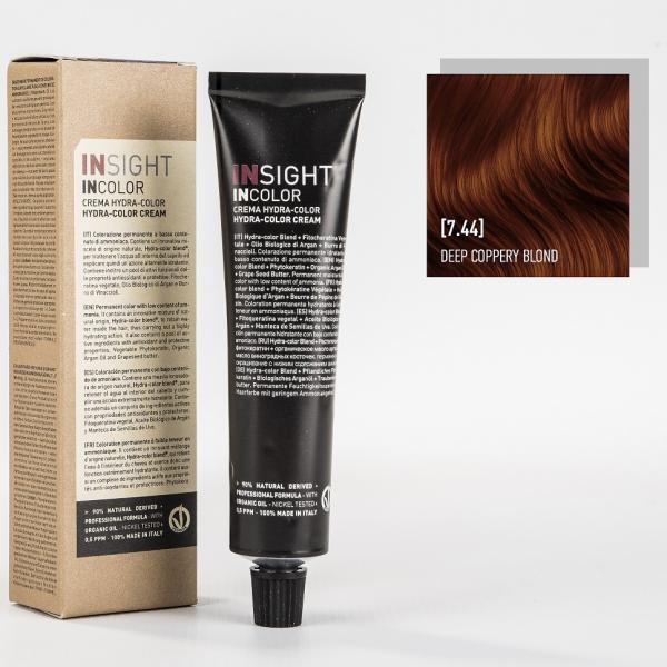 INSIGHT Краситель 7.44 медный интенсивный блонд. DEEP COPPERY BLOND 100 мл