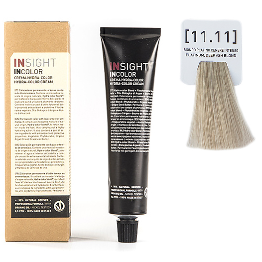 INSIGHT Краситель 11.11 плат. интенс.-пепельн. блонд. PLATINUM DEEP ASH BLOND 100 мл