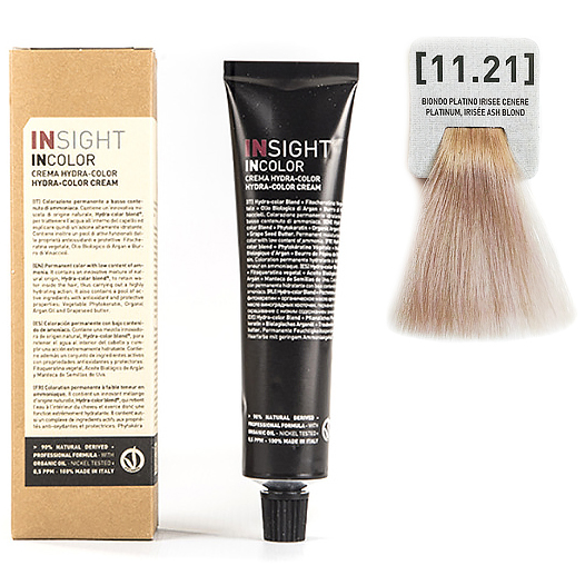 INSIGHT Краситель 11.21 плат.-перлам. пепельный блонд. PLATINUM IRISEE ASH BLOND 100 мл