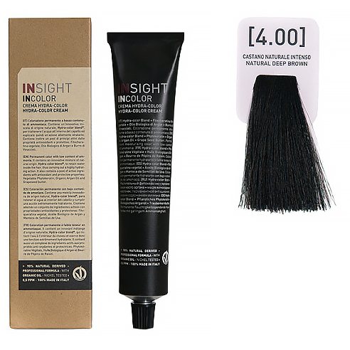 INSIGHT Краситель 4.00 интенсивный коричневый натуральный NATURAL DEEP BROWN 100 мл