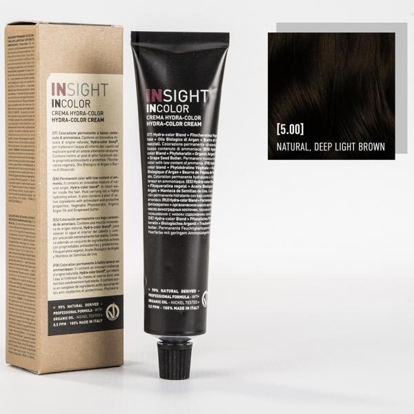 INSIGHT Краситель 5.00 интенс. светл. коричн. натур. NATURAL DEEP LIGHT BROWN 100 мл