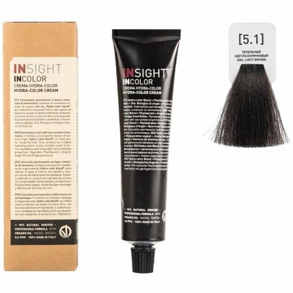 INSIGHT Краситель 5.1 пепельный светло-коричневый ASH LIGHT BROWN 100 мл