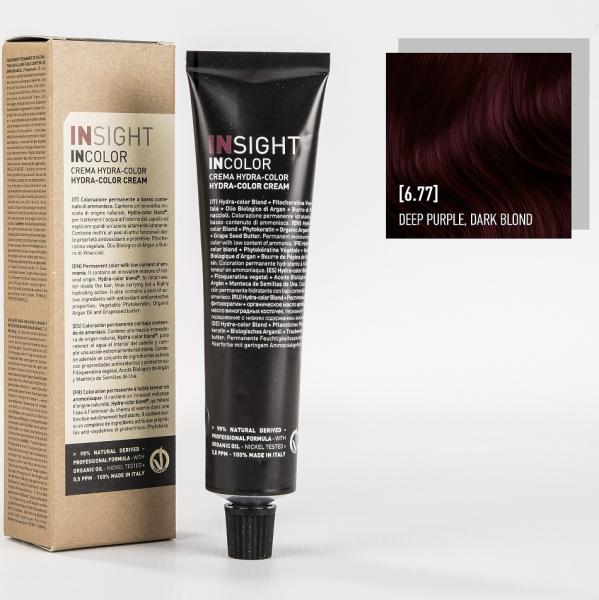 INSIGHT Краситель 6.77 фиолетовый интенс. темный блонд. DEEP PURPLE DARK BLOND 100 мл