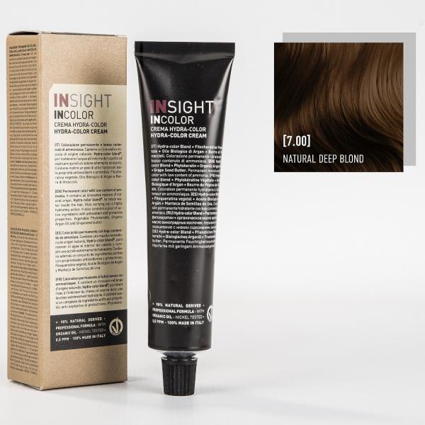 INSIGHT Краситель 7.00 интенсивный блондин натуральный NATURAL DEEP BLOND 100 мл