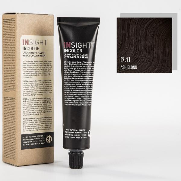 INSIGHT Краситель 7.1 пепельный блонд. ASH BLOND 100 мл