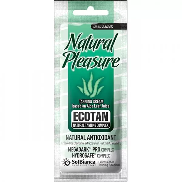 SolBianca Natural Pleasure Крем для усиления загара с маслом авокадо, экстрактом зеленого чая 15 мл