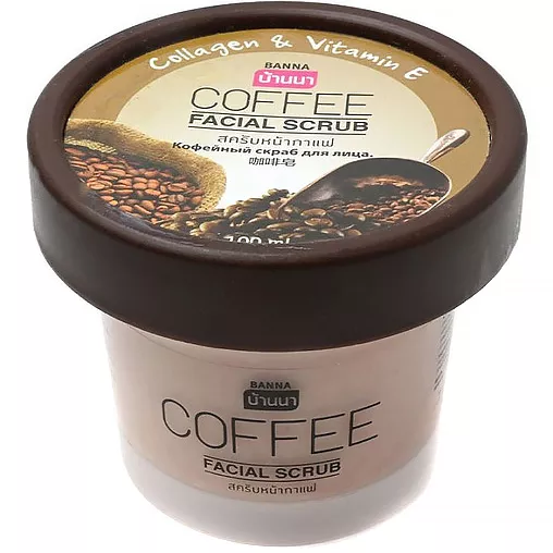 BANNA Скраб для лица КОФЕ Coffee Facial Scrub 100 мл