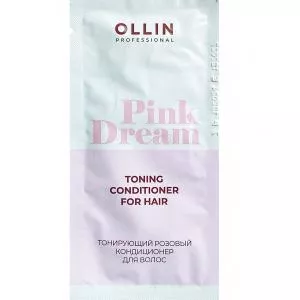OLLIN PINK DREAM САШЕ Тонирующий розовый кондиционер для волос 10 мл