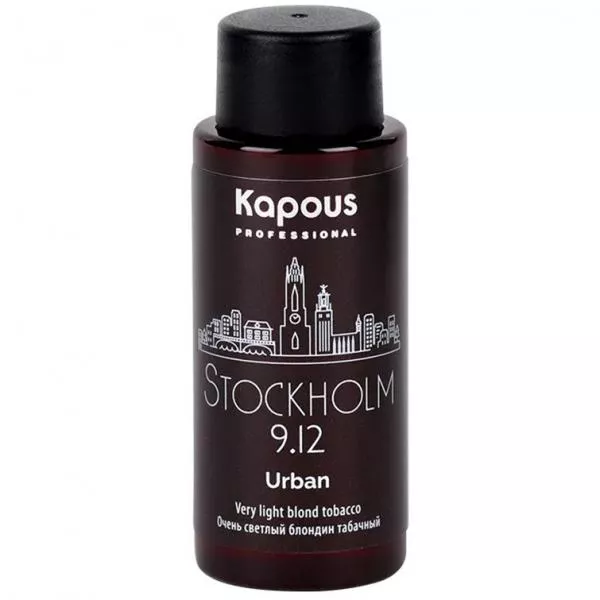 Kapous Полуперманентный жидкий краситель для волос «Urban» LC 9.12 Стокгольм 60 мл