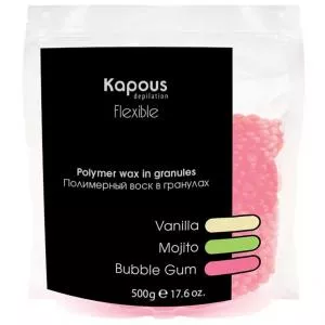 Kapous Полимерный воск в гранулах «Flexible» с ароматом Махито 500 г